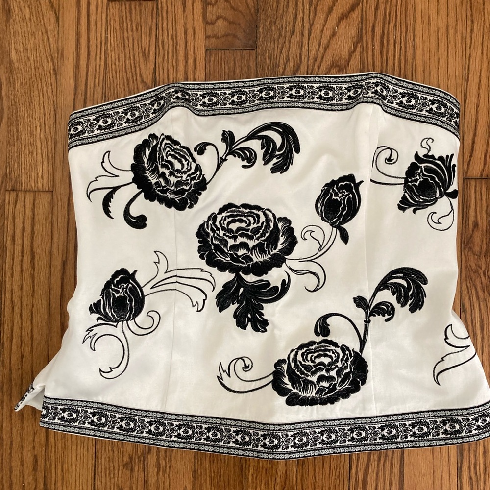 White House Black Market Strapless Top